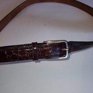 Bill Bass  Leather Belt 42